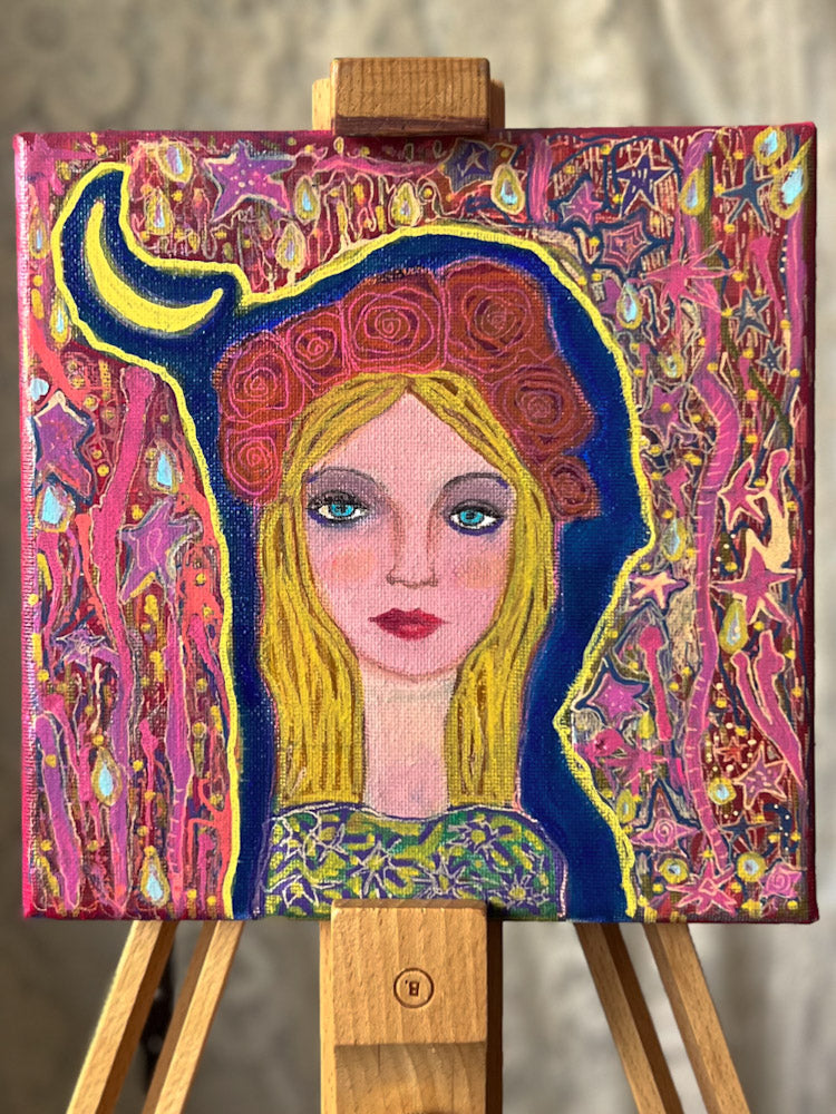 Barbara, ( the sky is the limit) - Original Painting